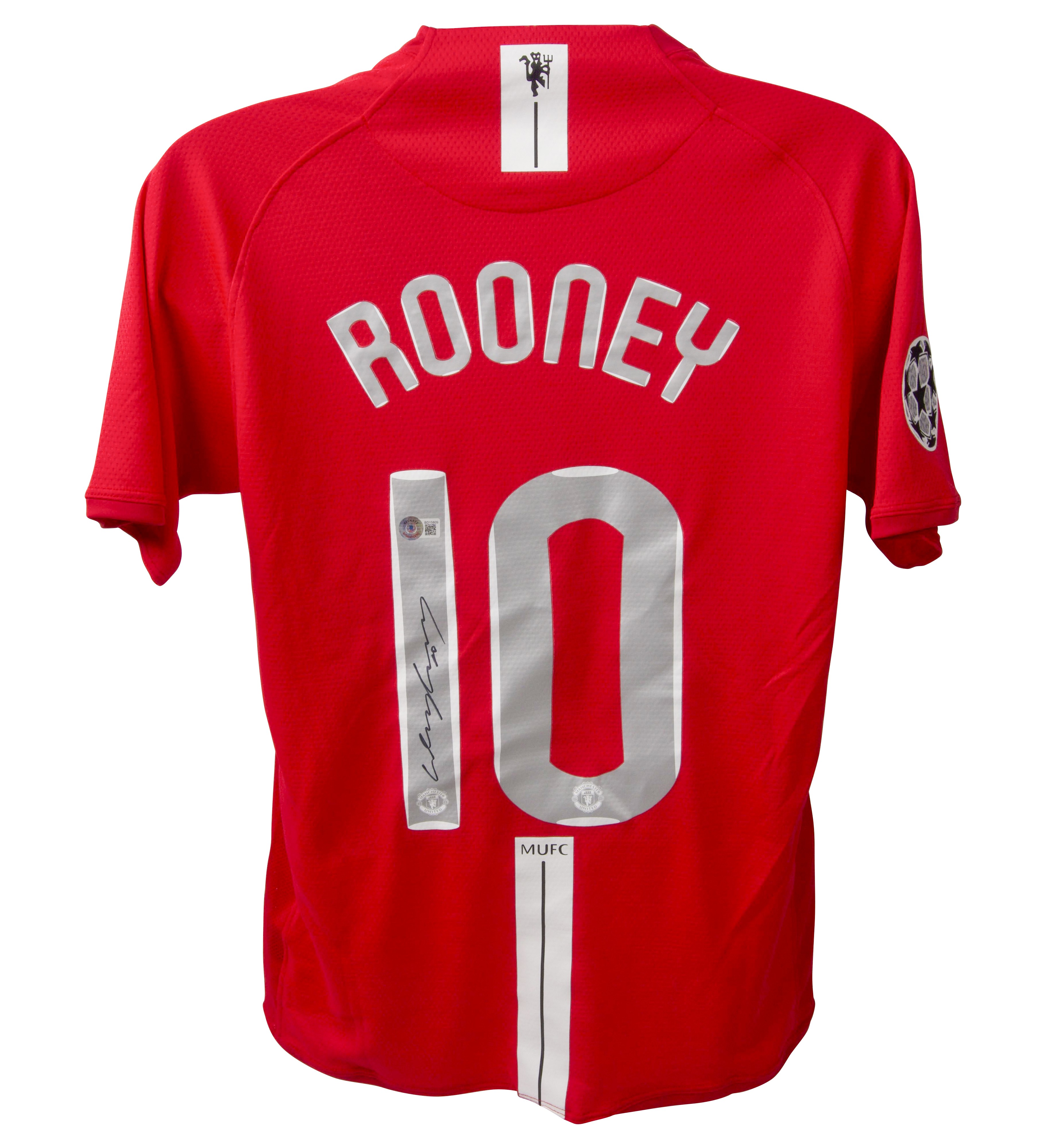 Wayne Rooney Signed Official Manchester United Shirt - CharityStars 