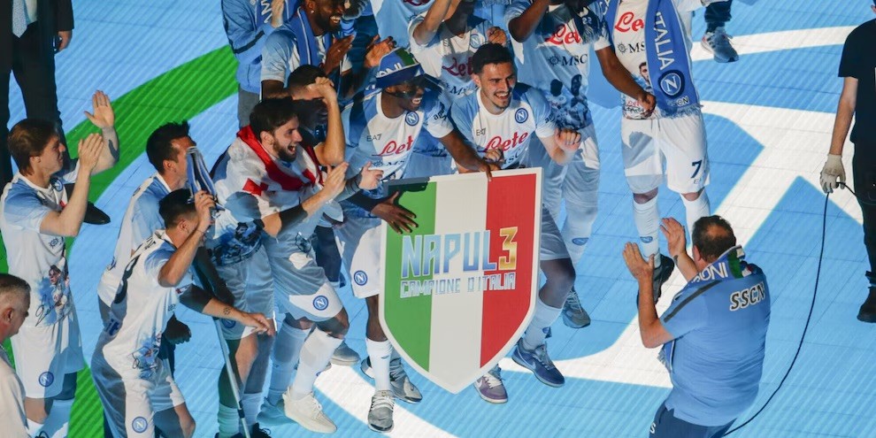 Stampitaly Scudetto Napoli Calcio 2023 Puzzle-Go 13x15cm