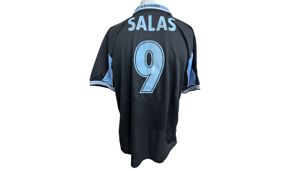 Salas' Lazio Match Shirt, 1998/99 - CharityStars