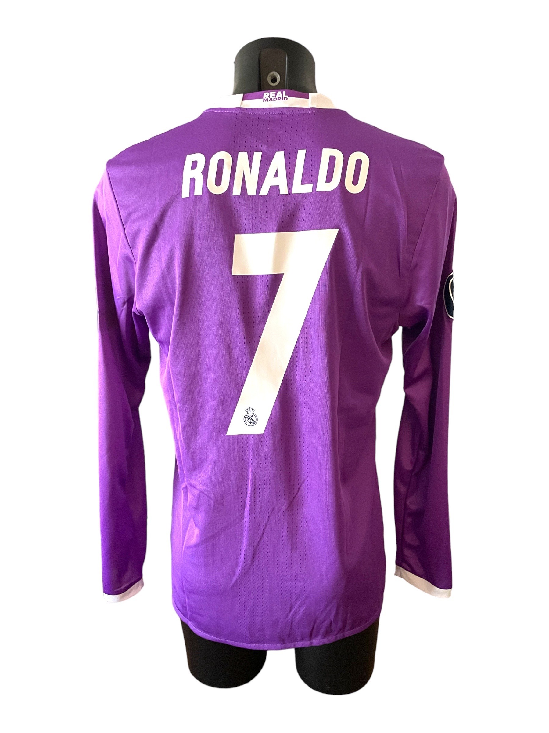 Cristiano Ronaldo's Real Madrid Champions League Final 2017 Match Shirt vs  Juventus - CharityStars