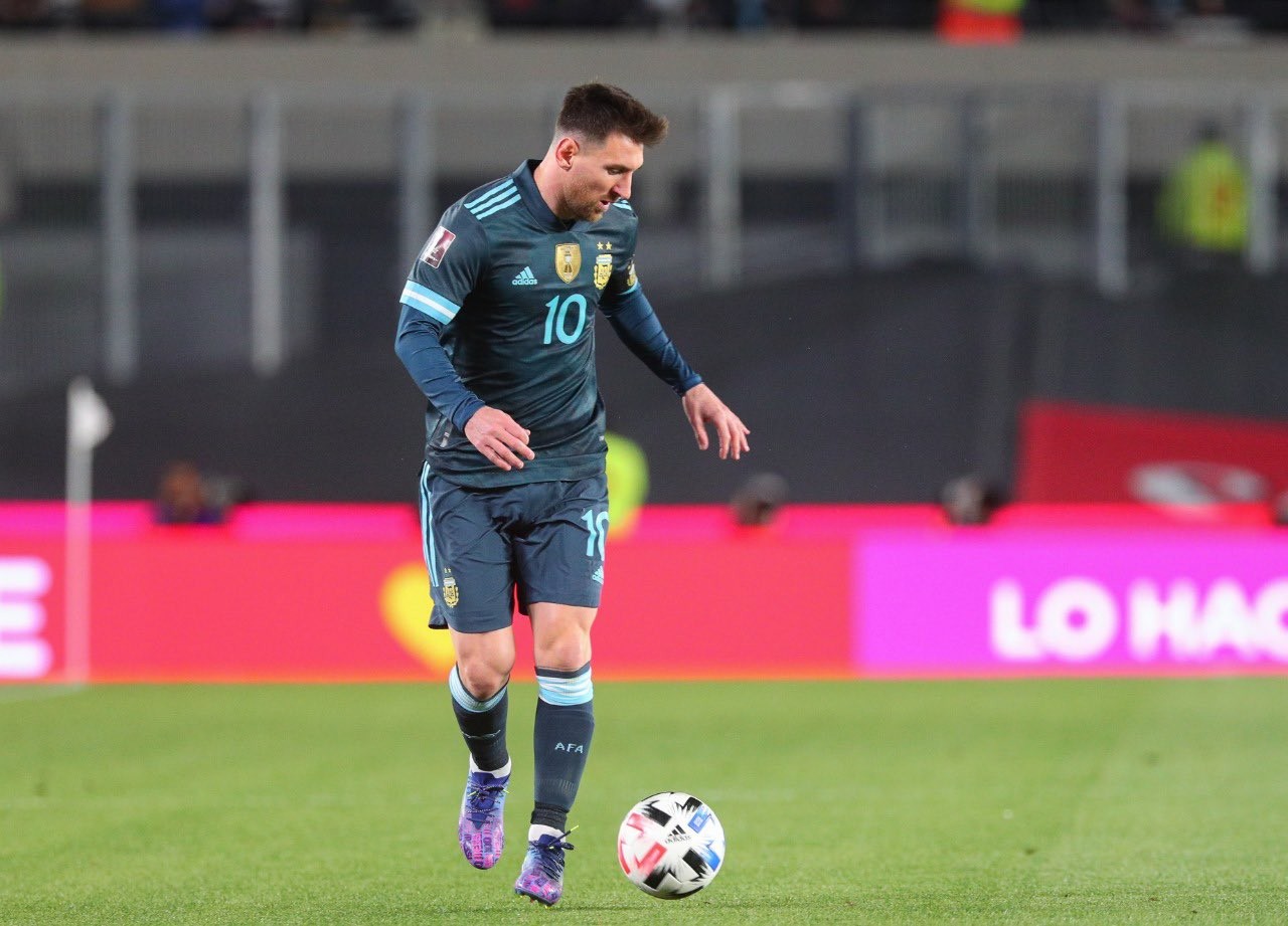 Messi's Signed Match Shirt, Argentina vs Peru 2021 - CharityStars