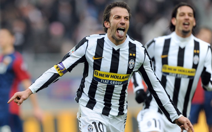 Del Piero's Juventus Match Shirt, 2008/09 - CharityStars