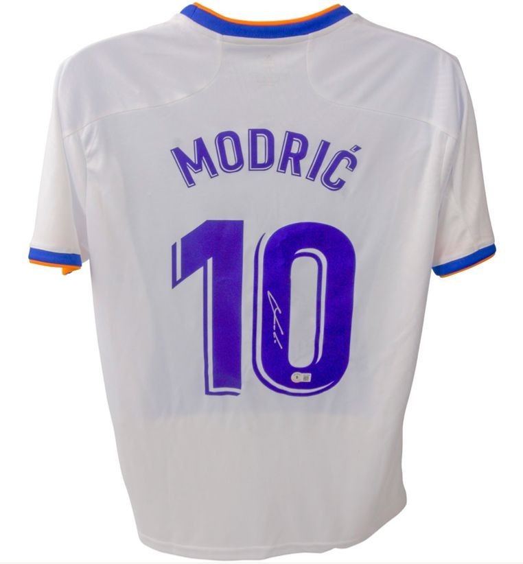 Luka Modric Signed Real Madrid Shirt - CharityStars