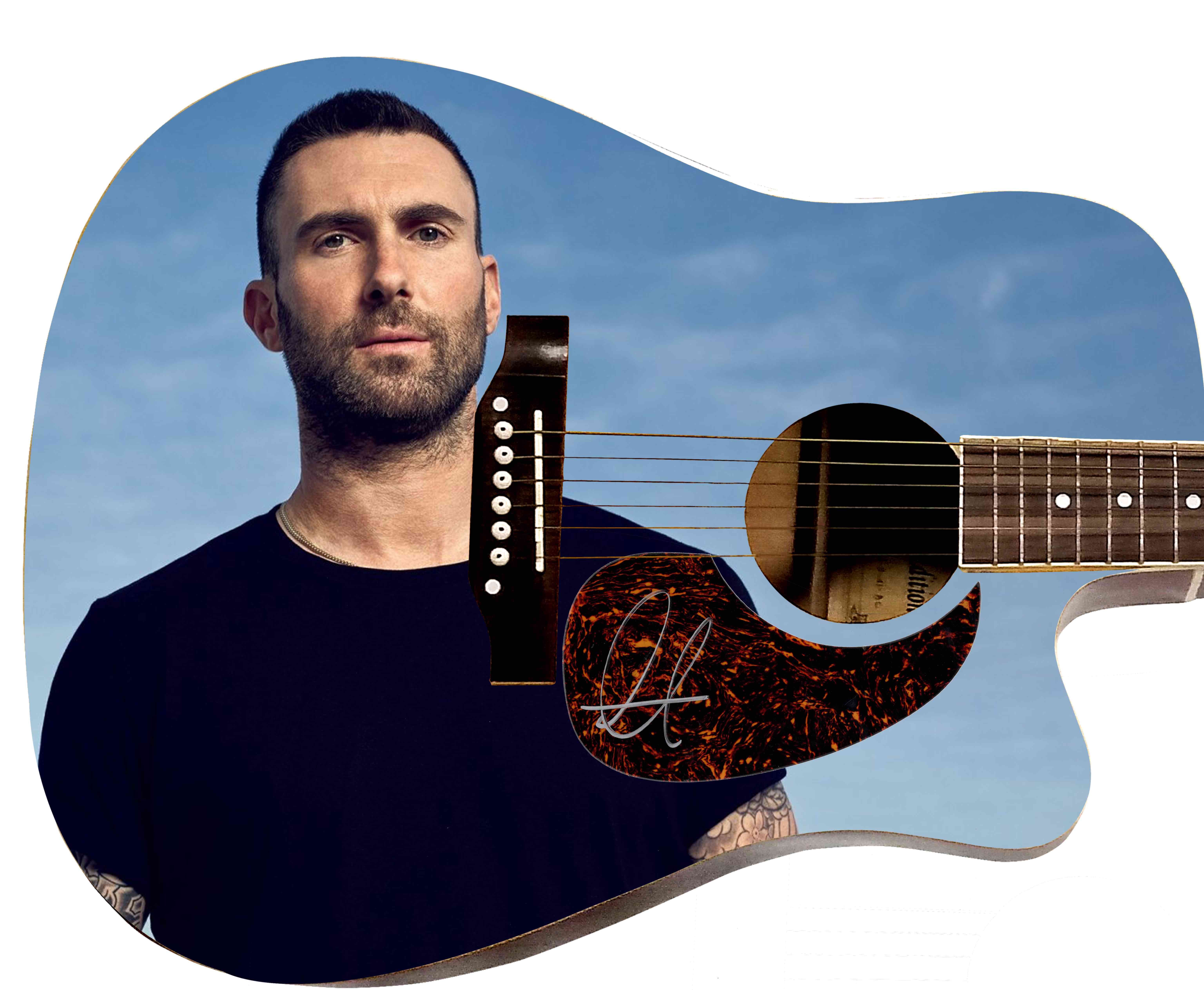 Adam levine acoustic deals guitar