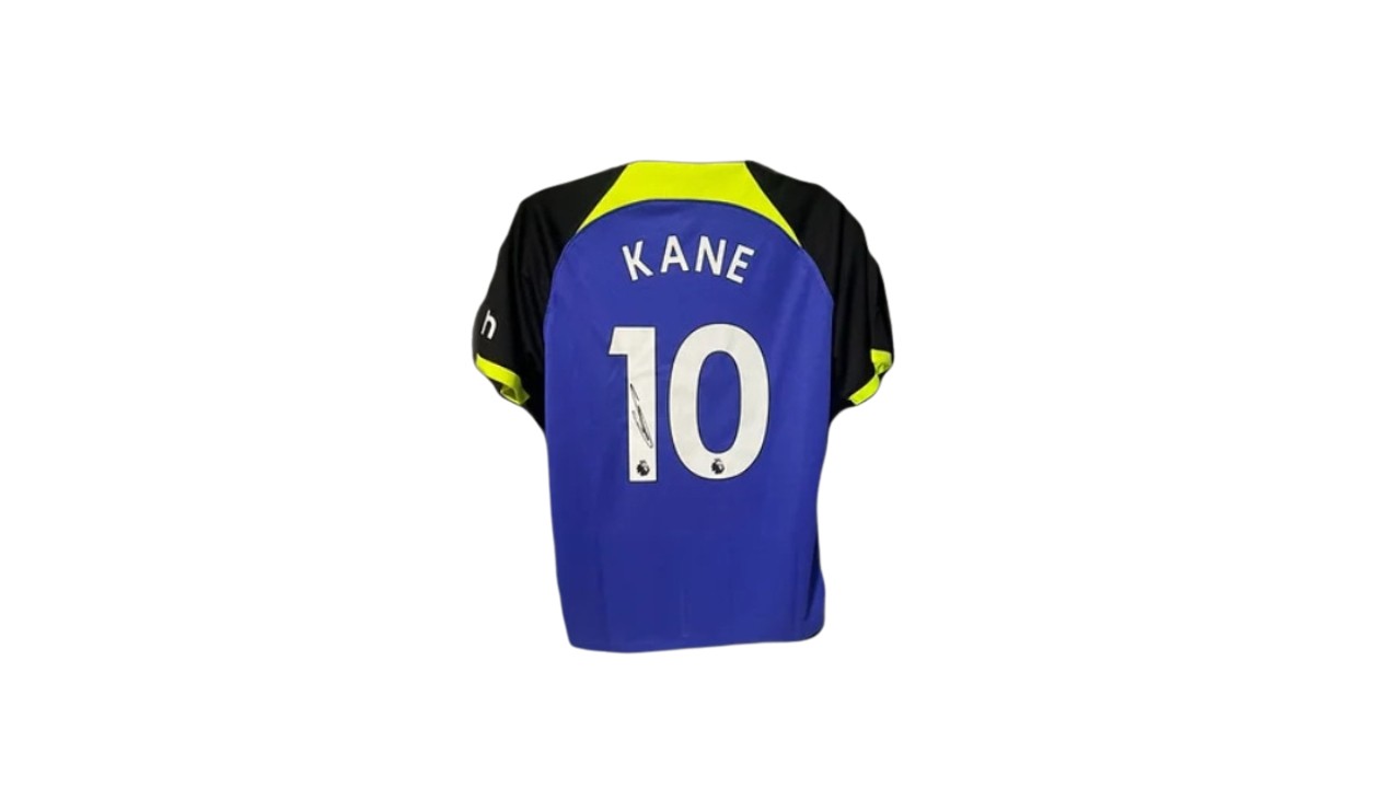 Harry Kane - Share this post for a chance to win the only signed #Kane100  Tottenham Hotspur shirt in the world!