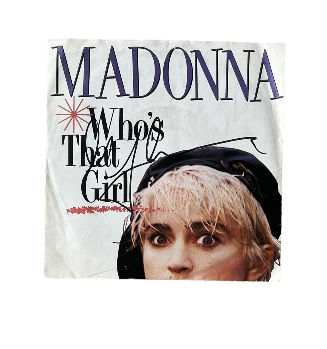 Vinile 45 di Madonna Who's That Girl - Autografato - CharityStars