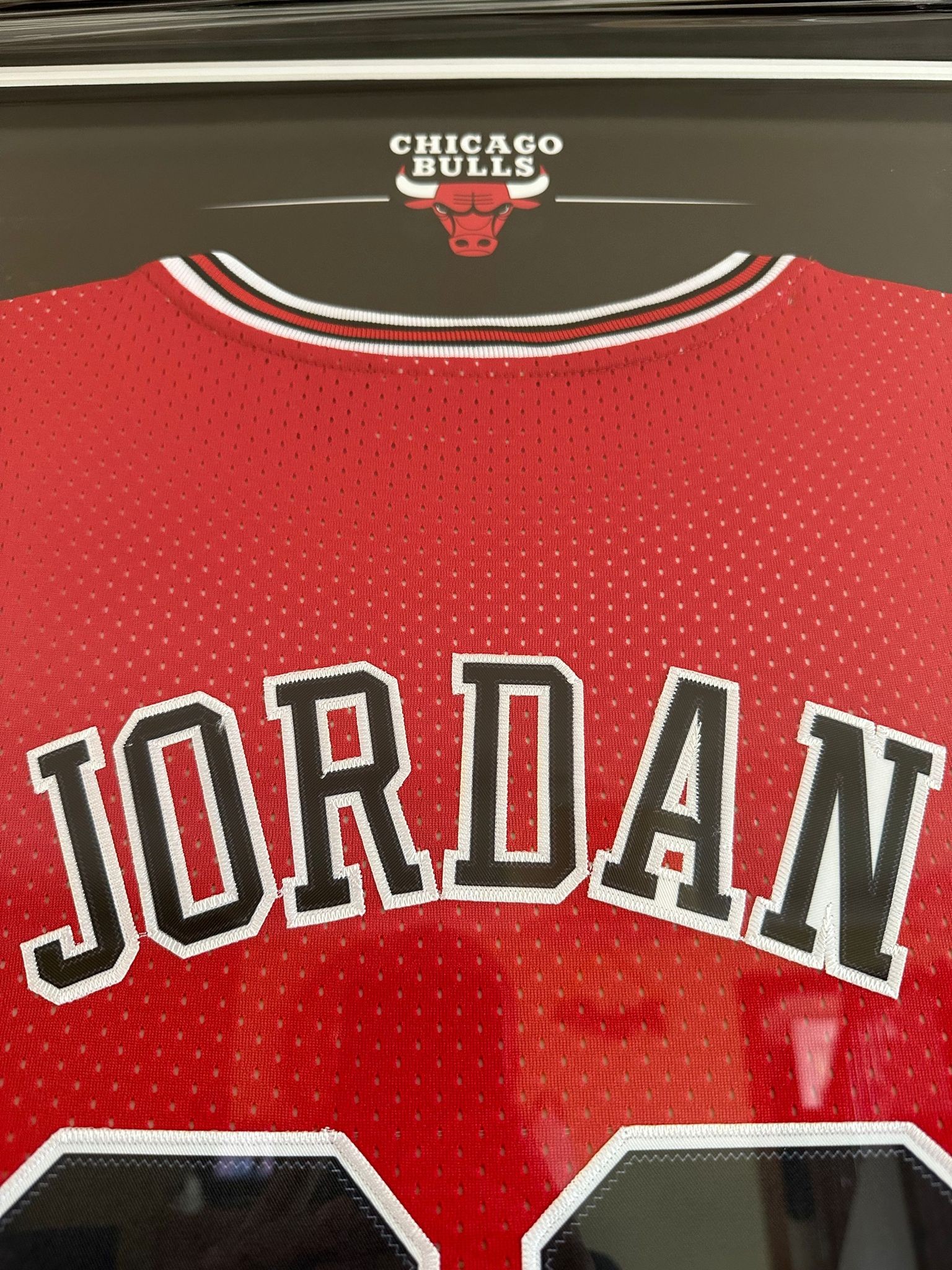 Michael Jordan Signed and Framed Mitchell & Ness 97-98 Chicago Bulls Jersey  - CharityStars