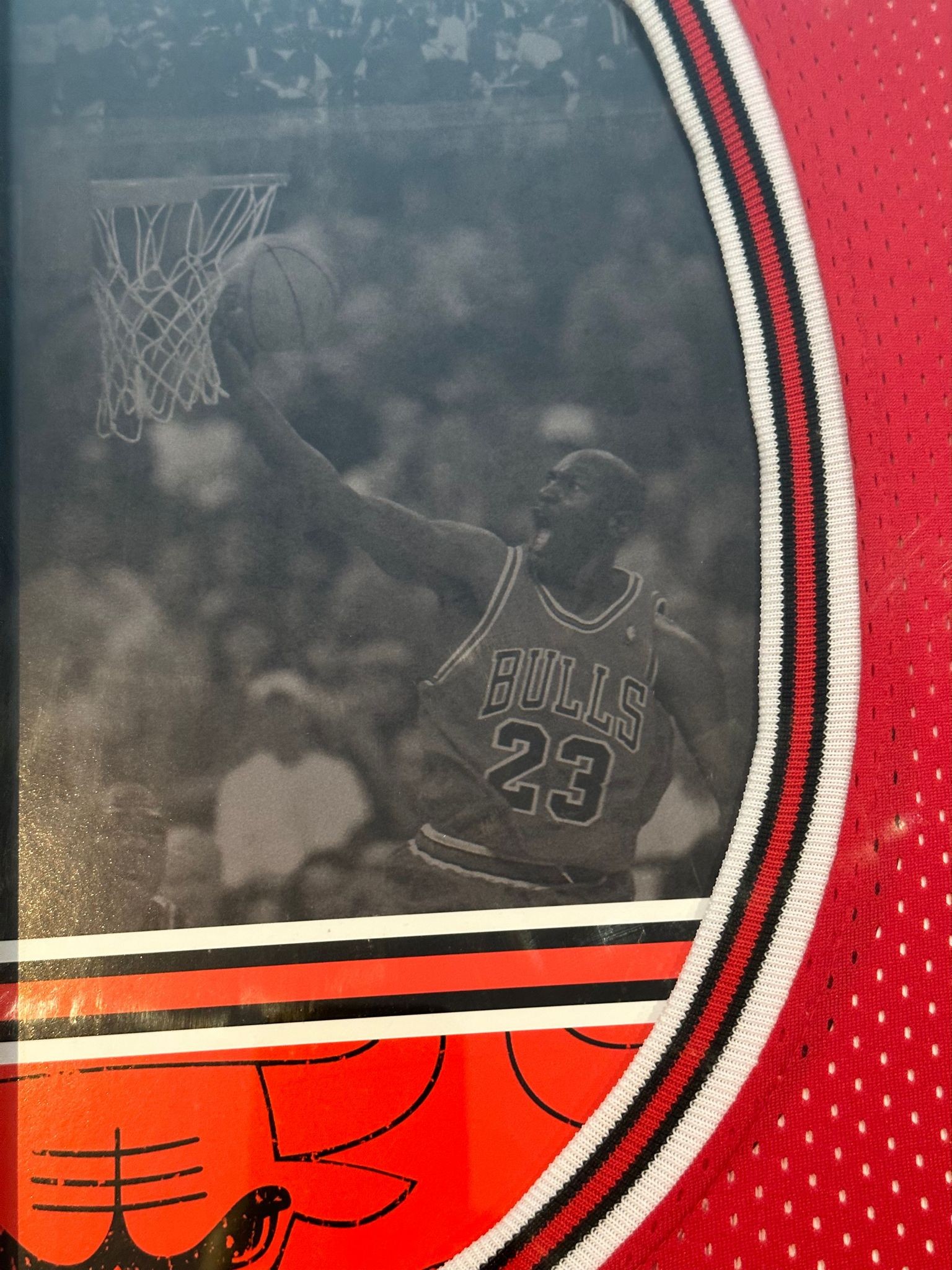 Michael Jordan Signed and Framed Mitchell & Ness 97-98 Chicago Bulls Jersey  - CharityStars
