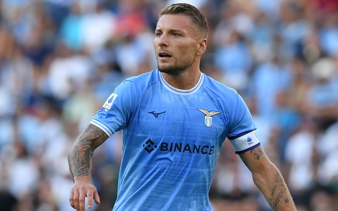 Immobile Official Lazio Signed Shirt, 2022/23 - CharityStars