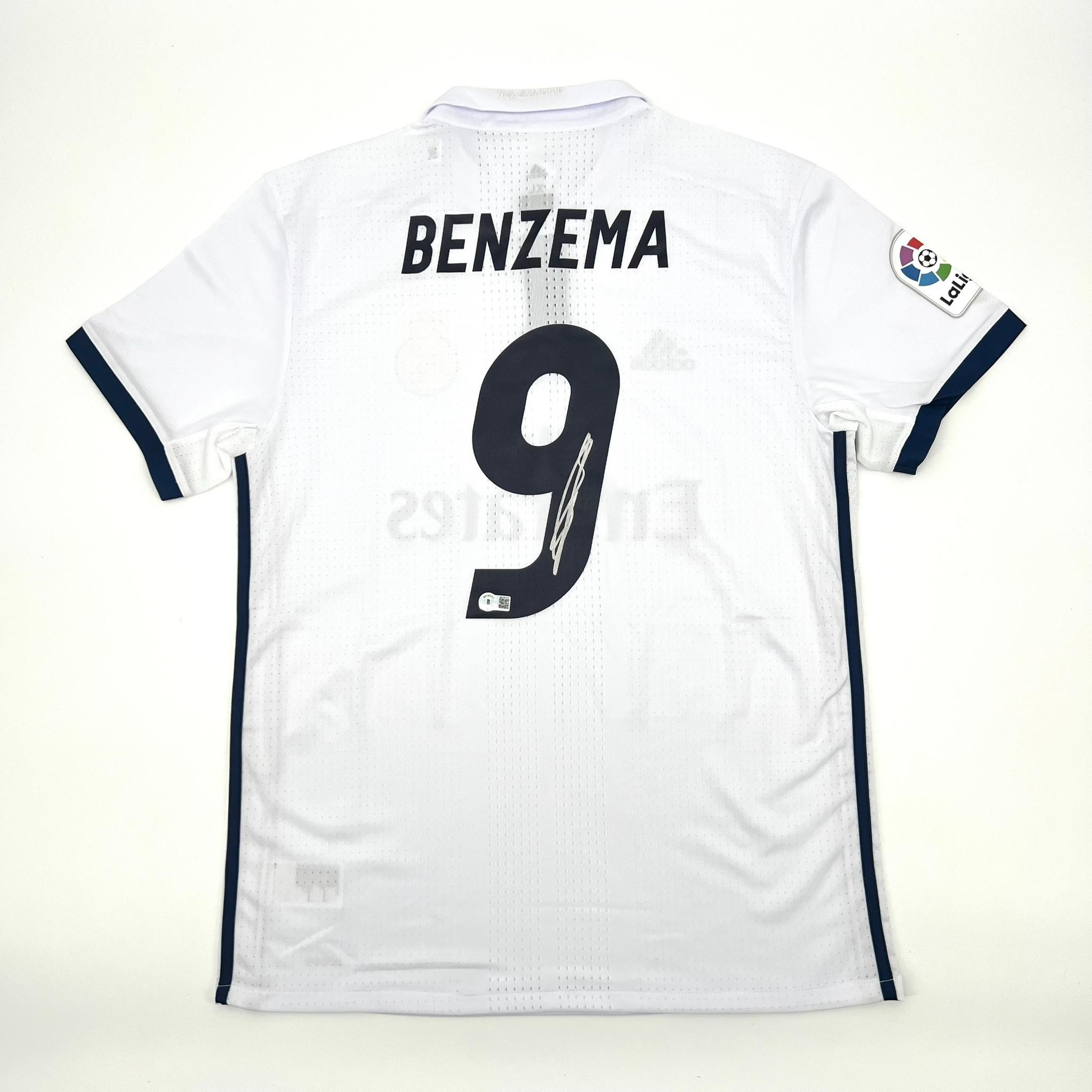 Real Madrid Benzema 9 ユニフォーム　サイン入り Benzema's Real Madrid Signed Shirt - CharityStars