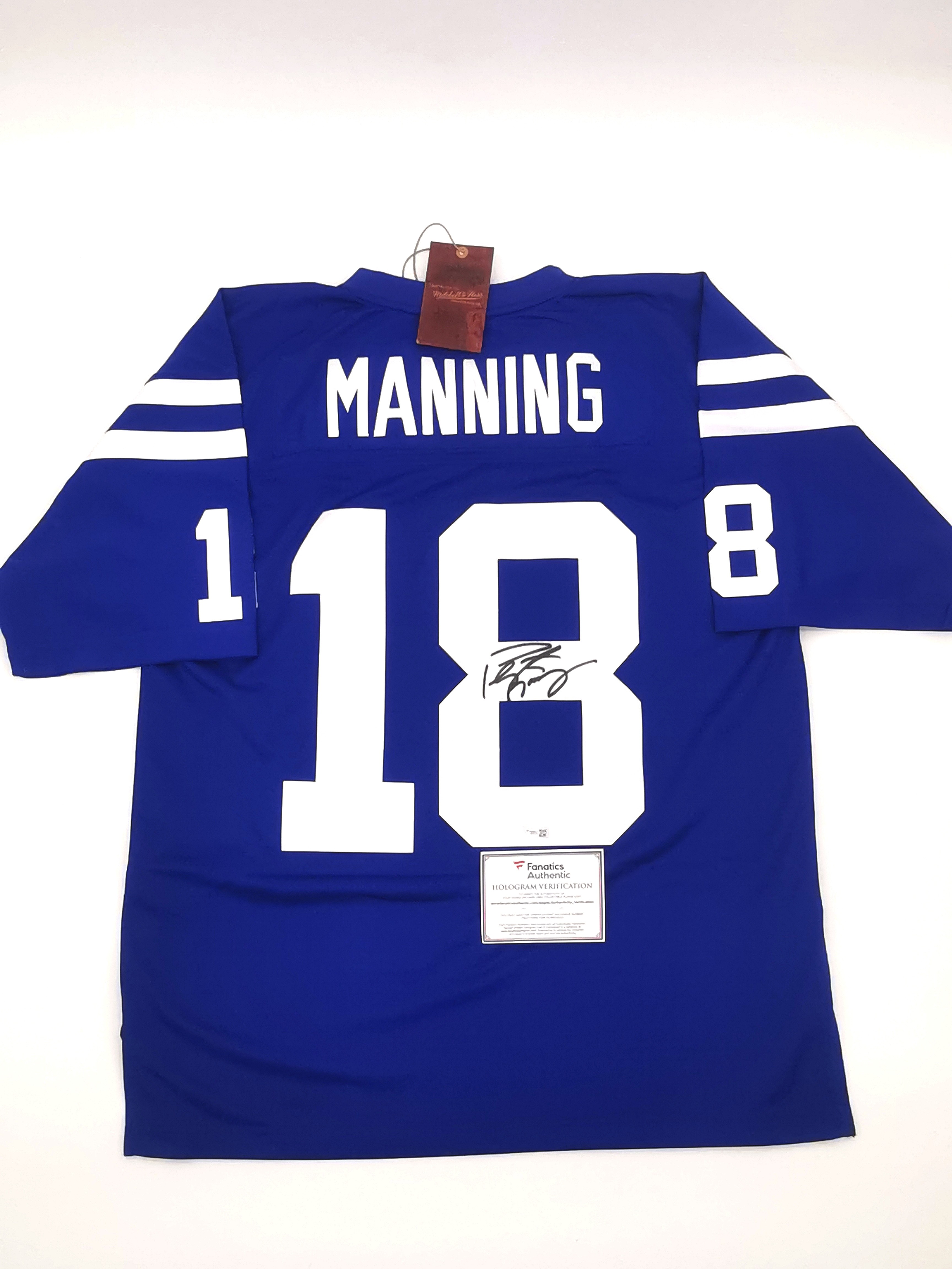 Peyton Manning's Indianapolis Colts Signed Mitchell & Ness Jersey -  CharityStars