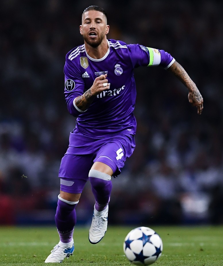 Sergio Ramos' Real Madrid Match-Issued Shirt, Cardiff Final 2017