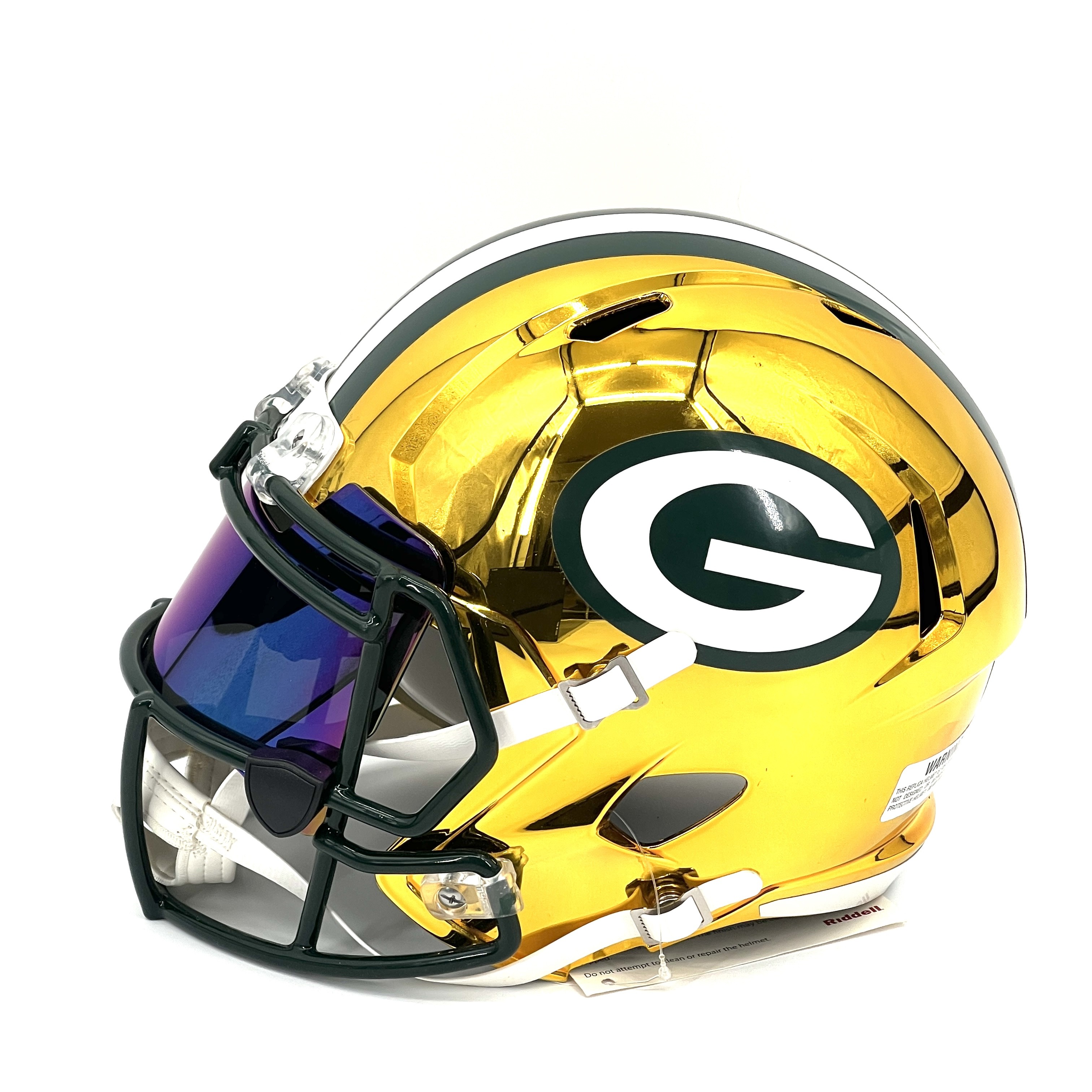 packers chrome helmet