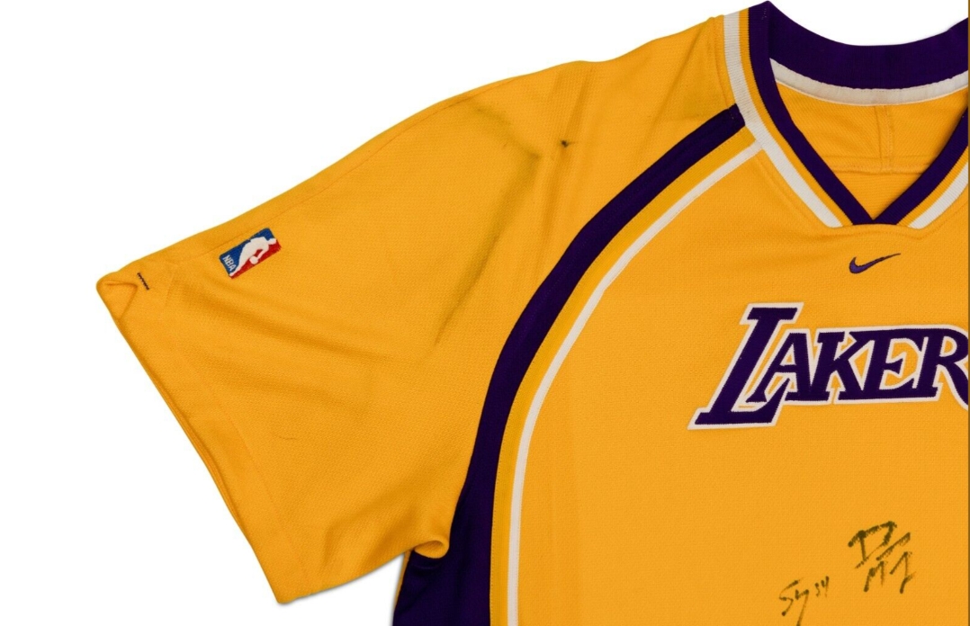 Nike NBA LA Lakers Shooting Practice Shirt Warm Up Player Issued Sz 3XLT  Purple