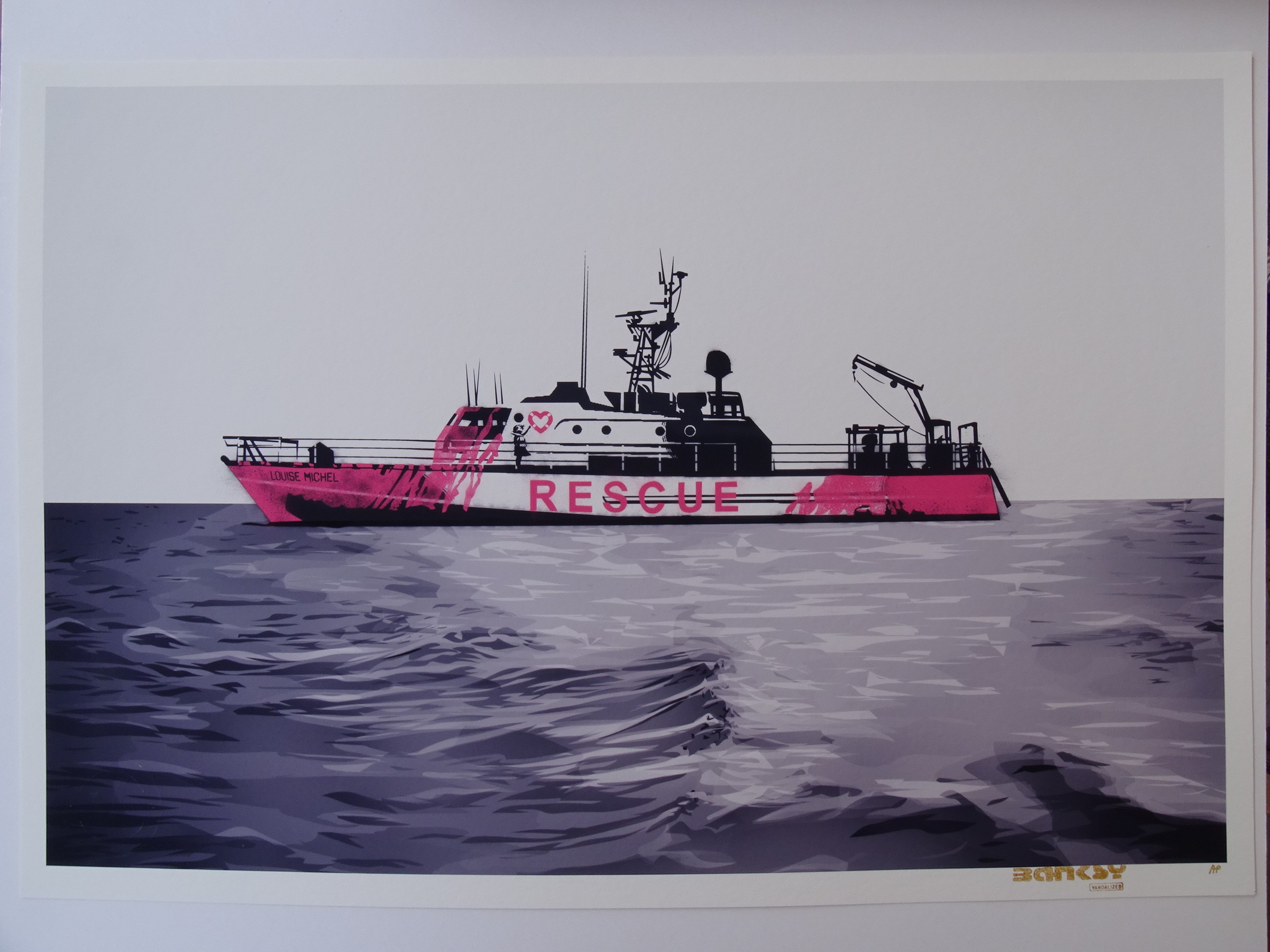 Banksy x Post Modern Vandal (PINK) ED85-