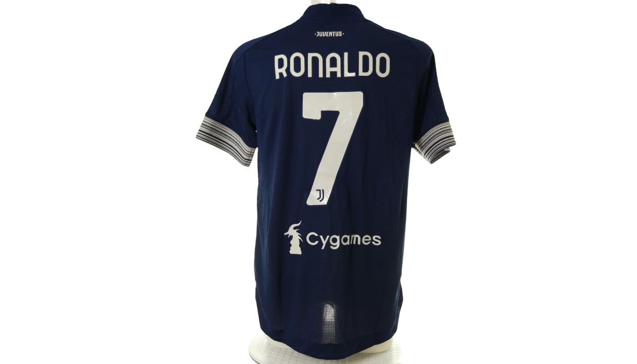 Ronaldo's Juventus Match Shirt, 2020/21 - CharityStars