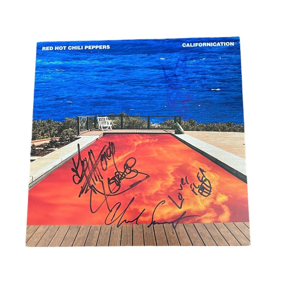 Vinile Californication autografato dai Red Hot Chili Peppers -  CharityStars