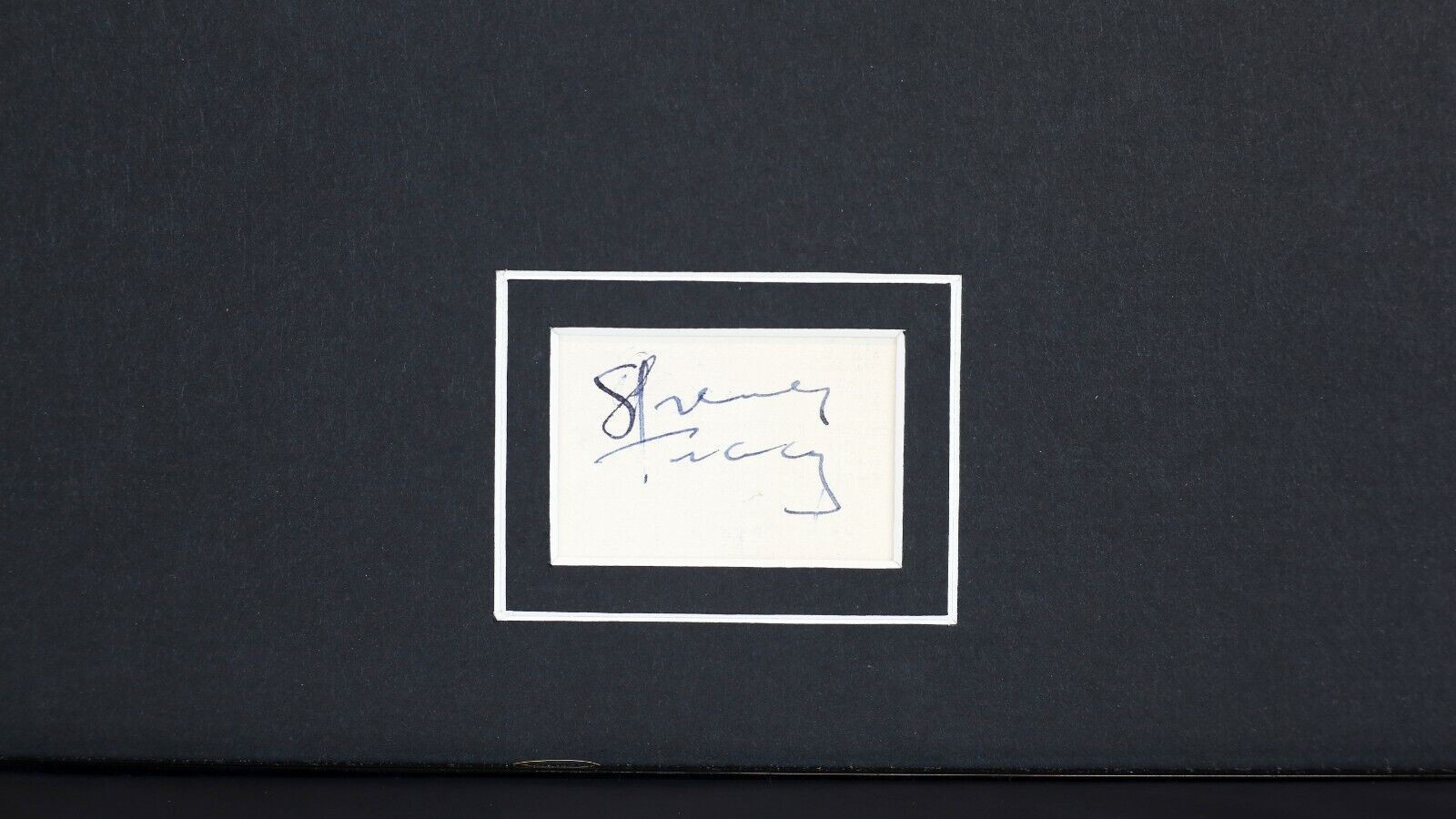 Spencer Tracy Signed Display - CharityStars