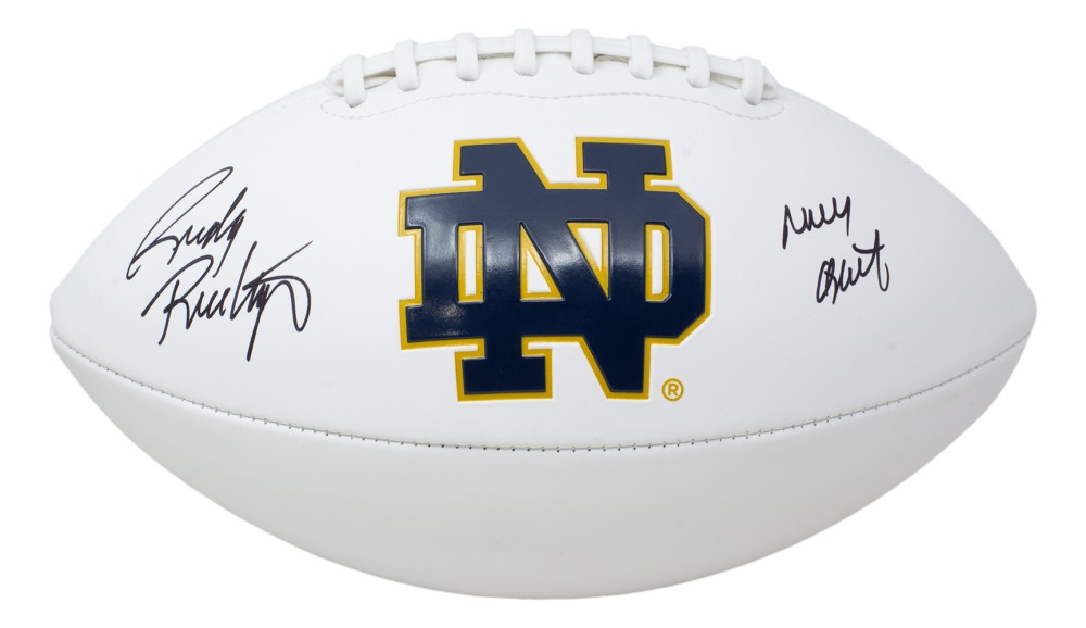 Rudy Ruettiger Signed Football - CharityStars