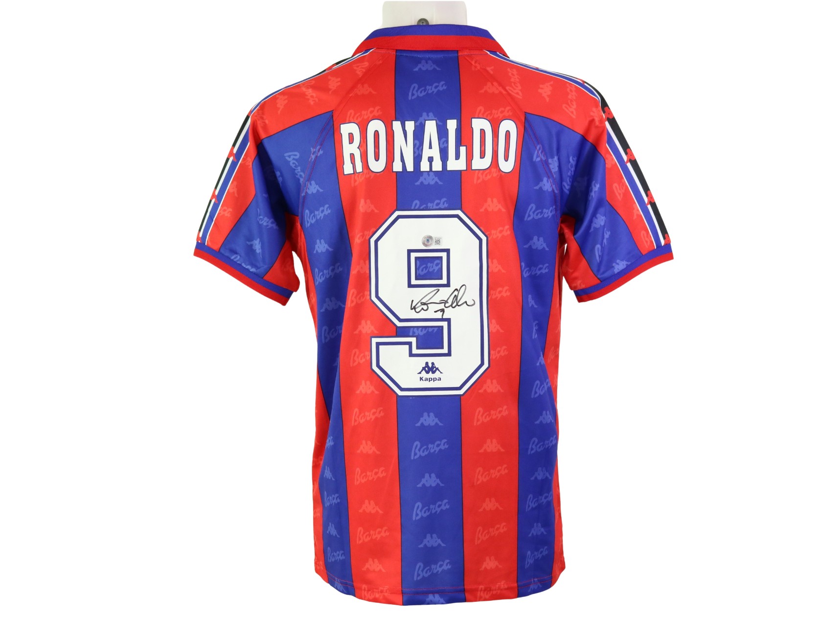 Ronaldo Match Worn F.C Barcelona La Liga Shirt 1996 - 1997 - Golden Soccer  Signings