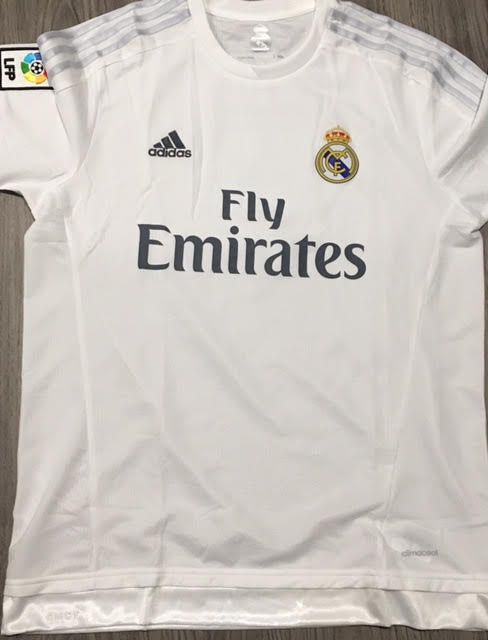 Authentic Adizero Gareth Bale Real Madrid Jersey Soccer Shirt 2015/16 #11  Size M