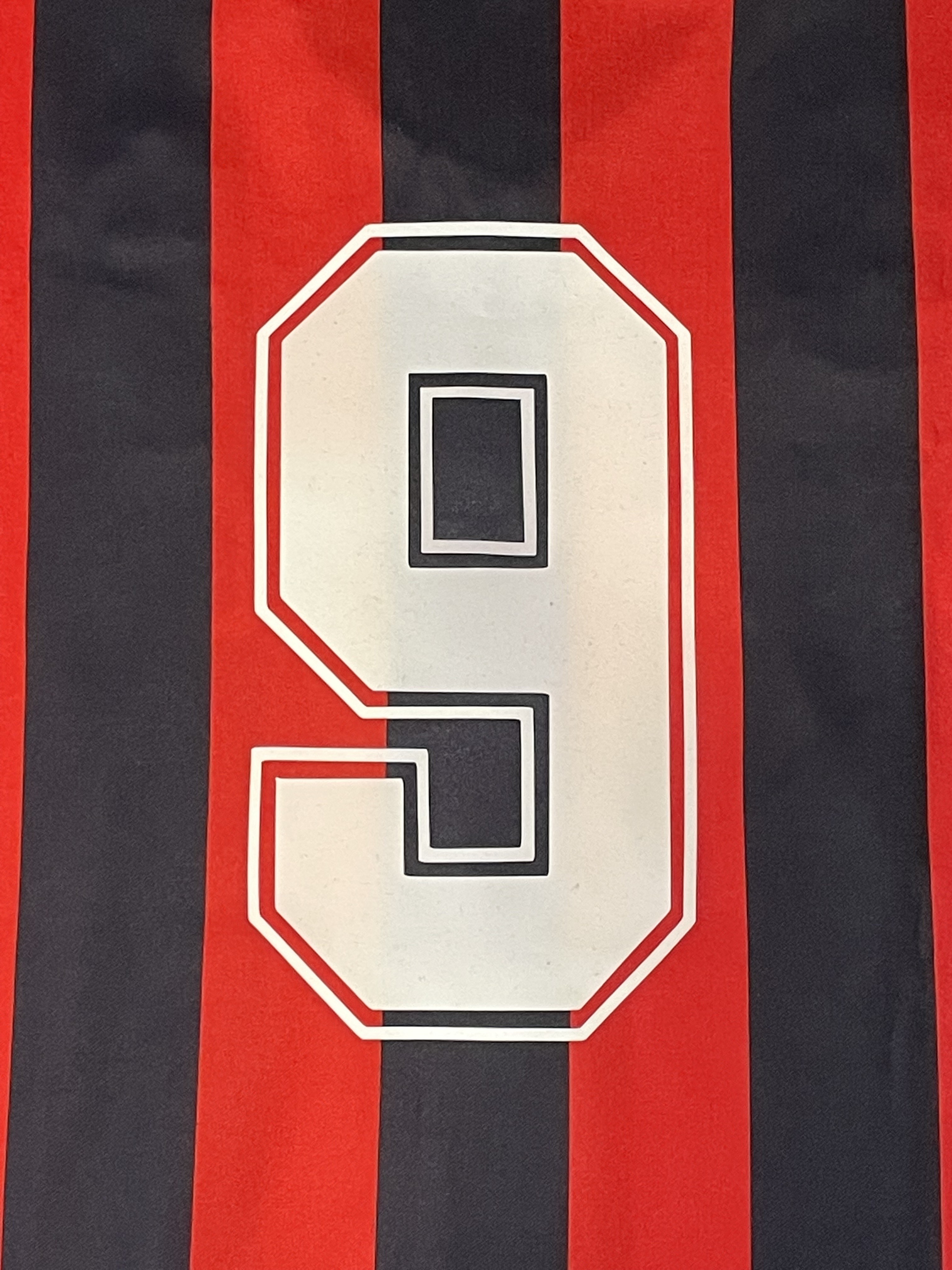 Marco van Basten's AC Milan 1990/91 Match Shirt - CharityStars