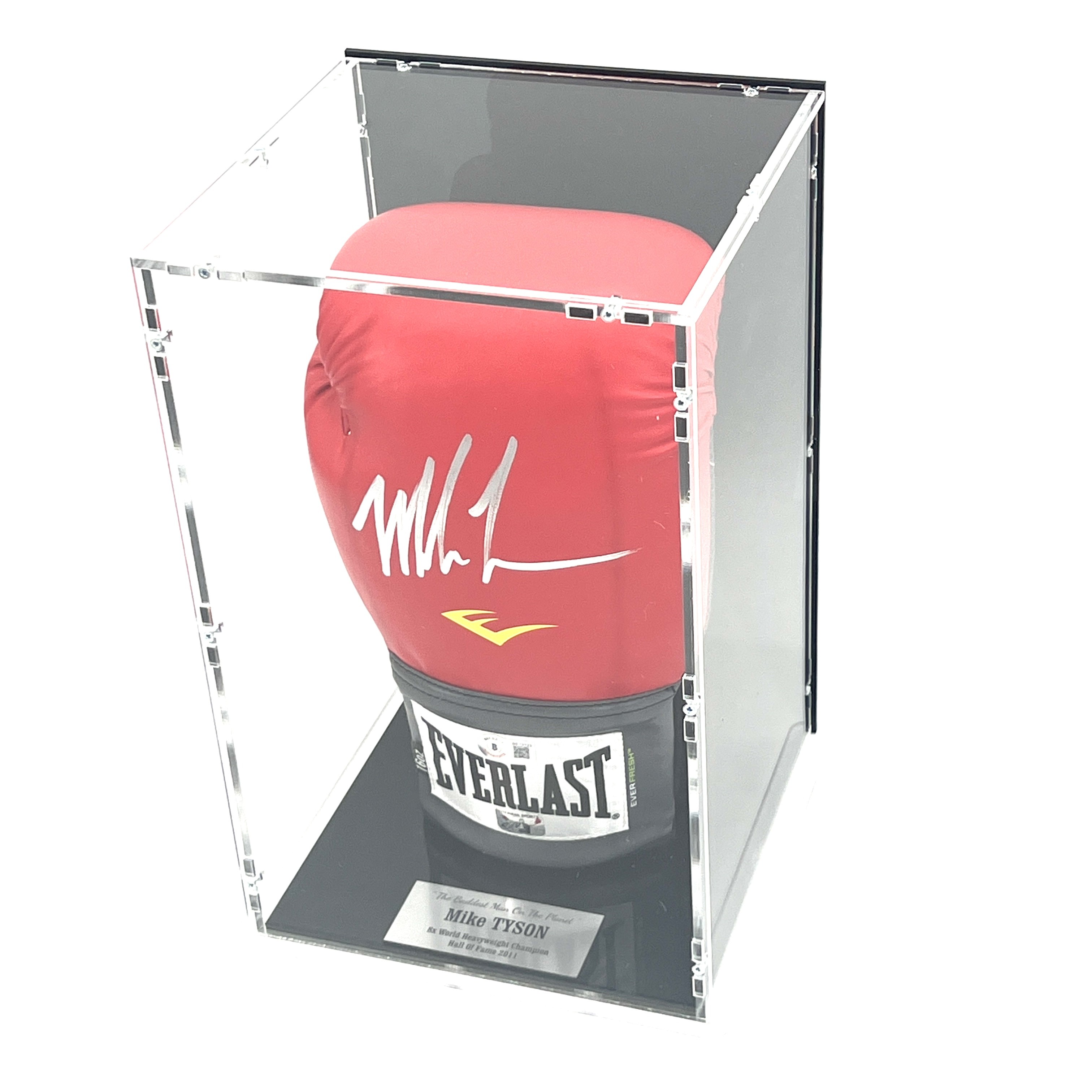 Mike Tyson Signed Boxing Glove in Display Case - CharityStars 