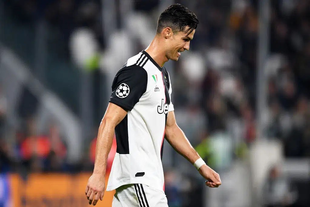 Cristiano Ronaldo Juventus 2018 2019 DEBUT UEFA Jersey Camiseta