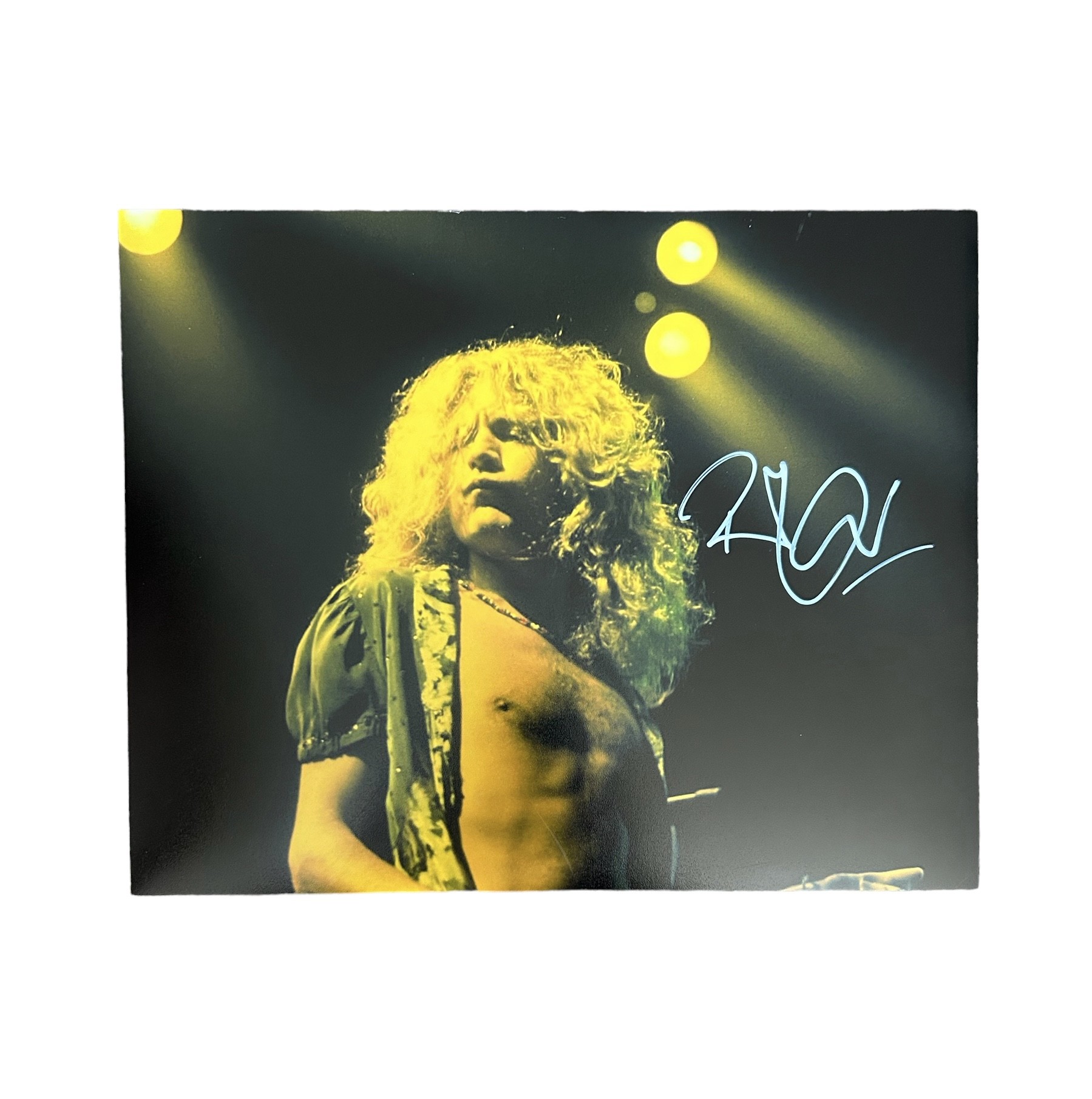 LED ZEPPELIN ROBERT PLANT JIMMY PAGE signed autographed photo COA Hologram
