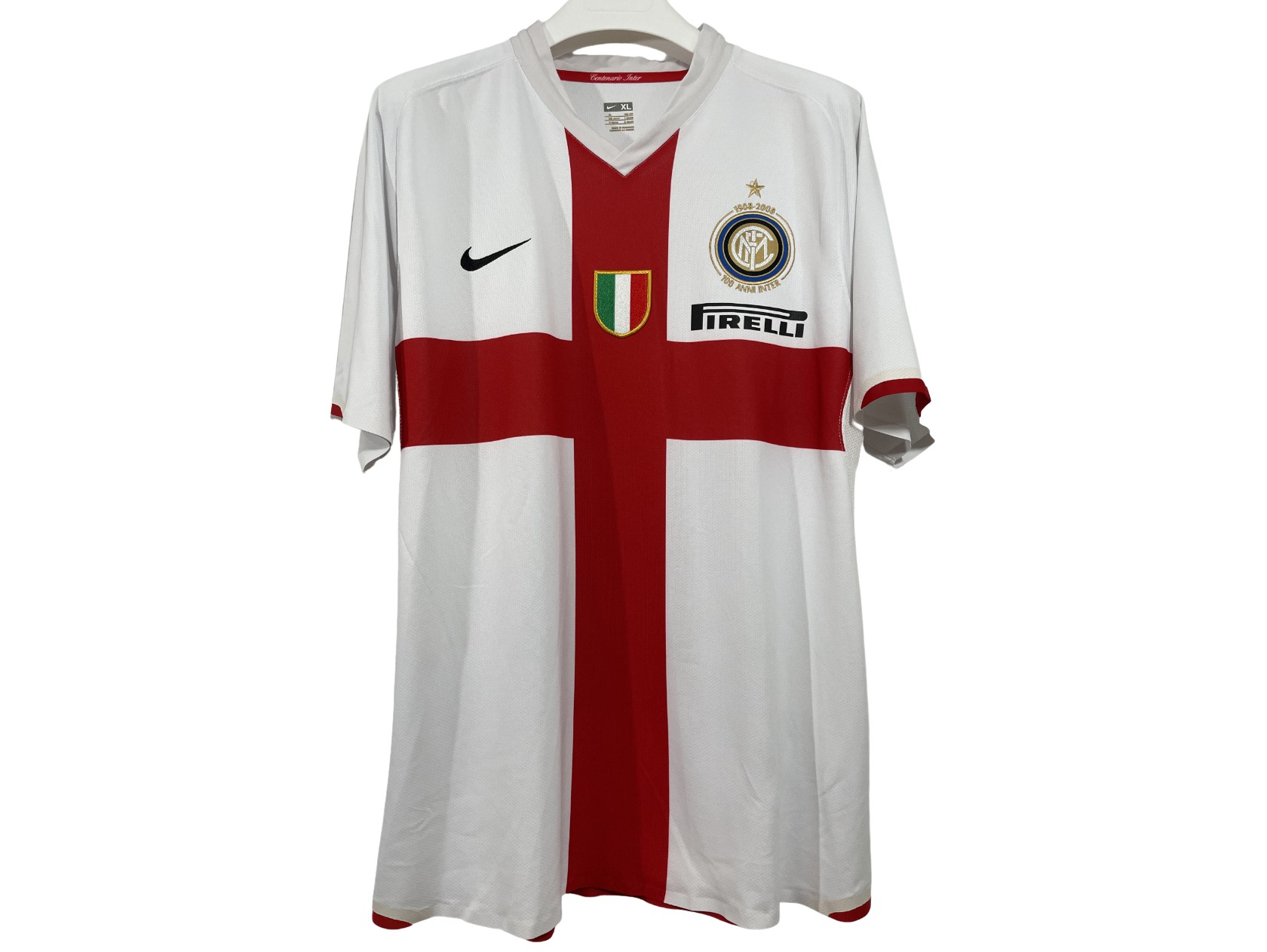 Camisa Inter De Milão Away 2007 2008 Centenário Made Morocco  Jm