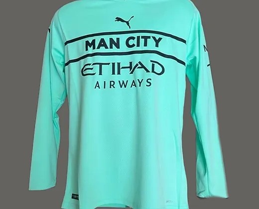 Julián Álvarez's Manchester City 2022/23 Signed Shirt - CharityStars