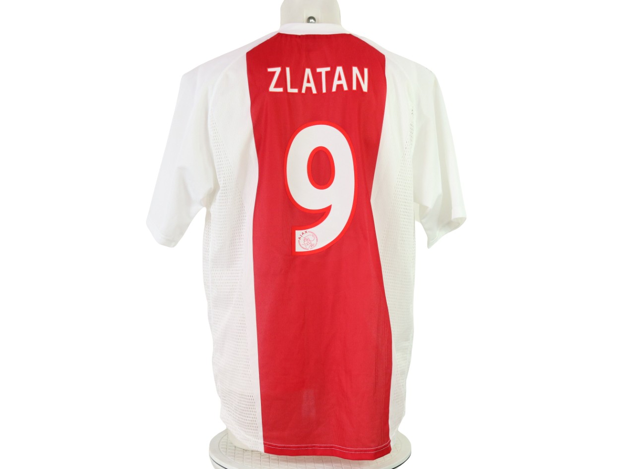 Ibrahimović's Official Ajax Signed Shirt - CharityStars