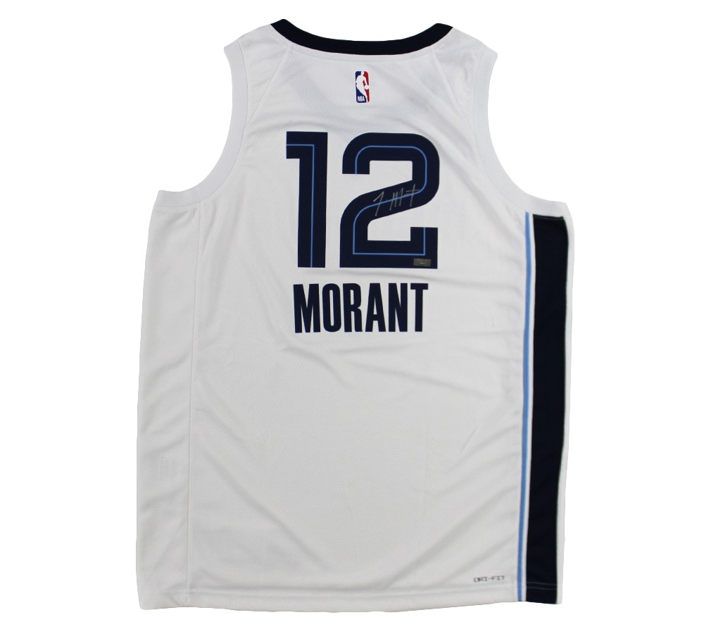 Ja Morant Signed Memphis Grizzlies Nike Swingman Navy Blue NBA Jersey –  Super Sports Center