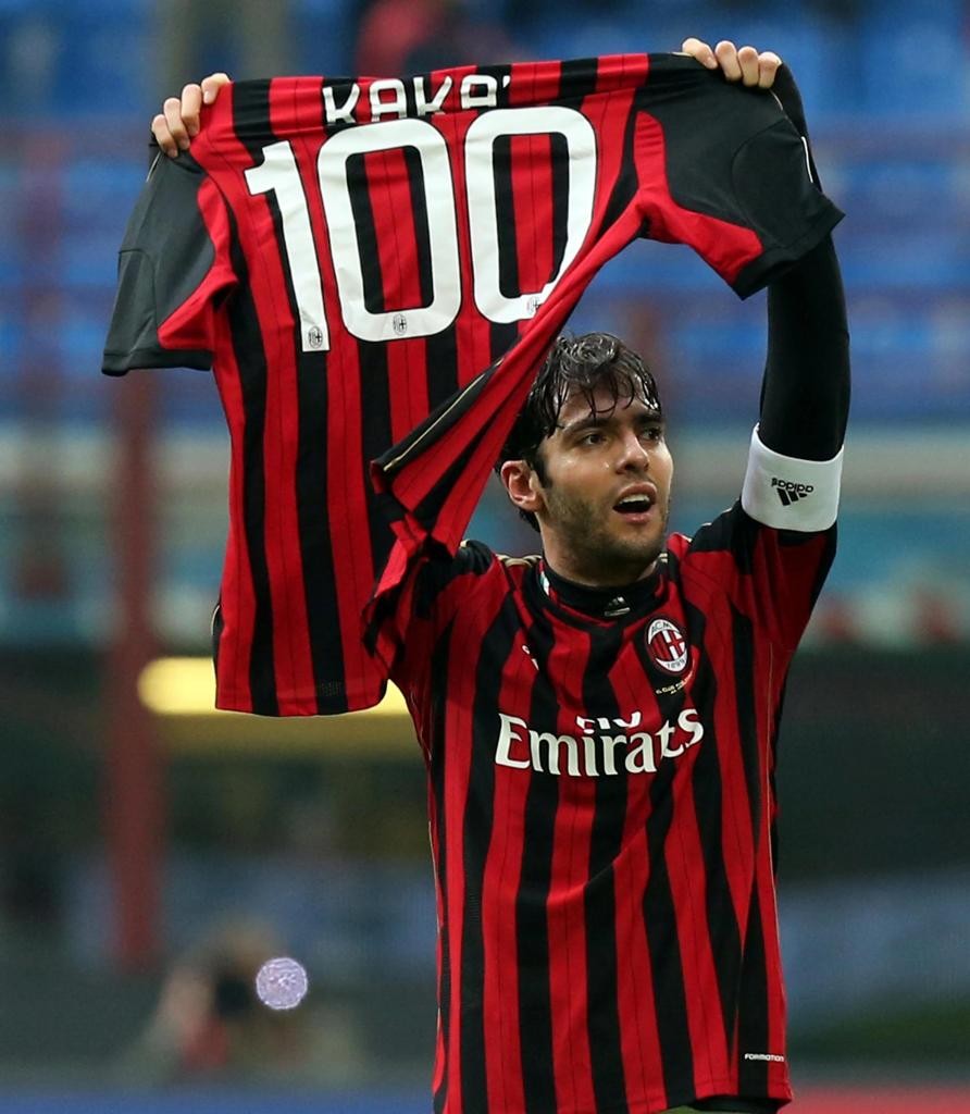 Kaka's Match Shirt, AC Milan vs Atalanta 2014 - CharityStars