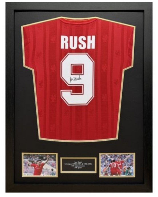 Ian rush store signed liverpool shirt