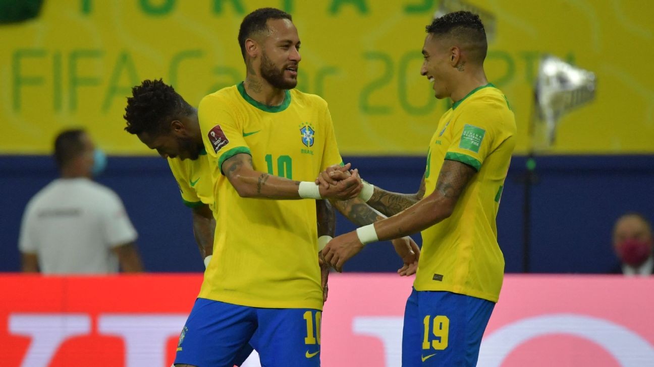 Neymar's Signed Match Shirt, Brazil vs Uruguay 2021 - CharityStars