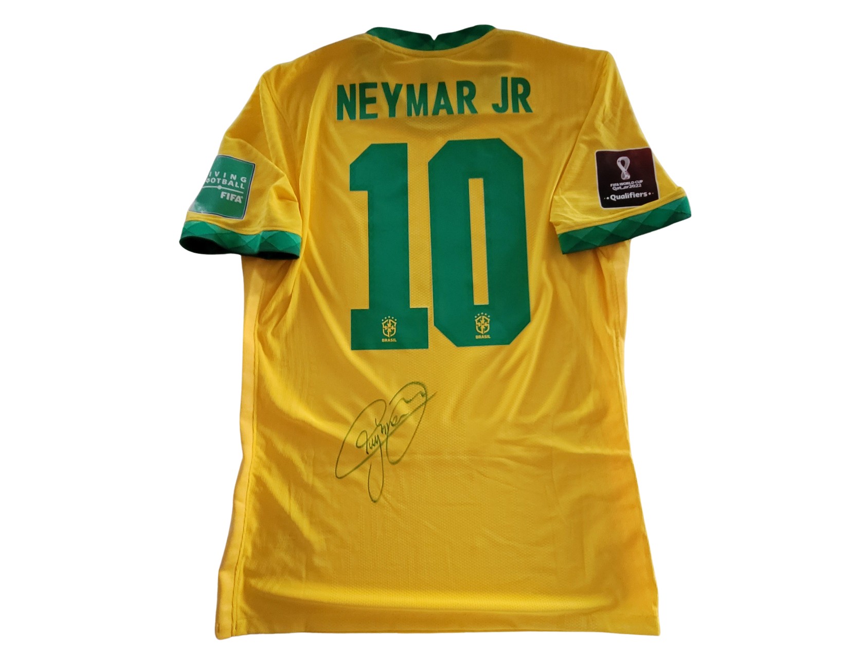 Neymar's Signed Match Shirt, Brazil vs Uruguay 2021 - CharityStars