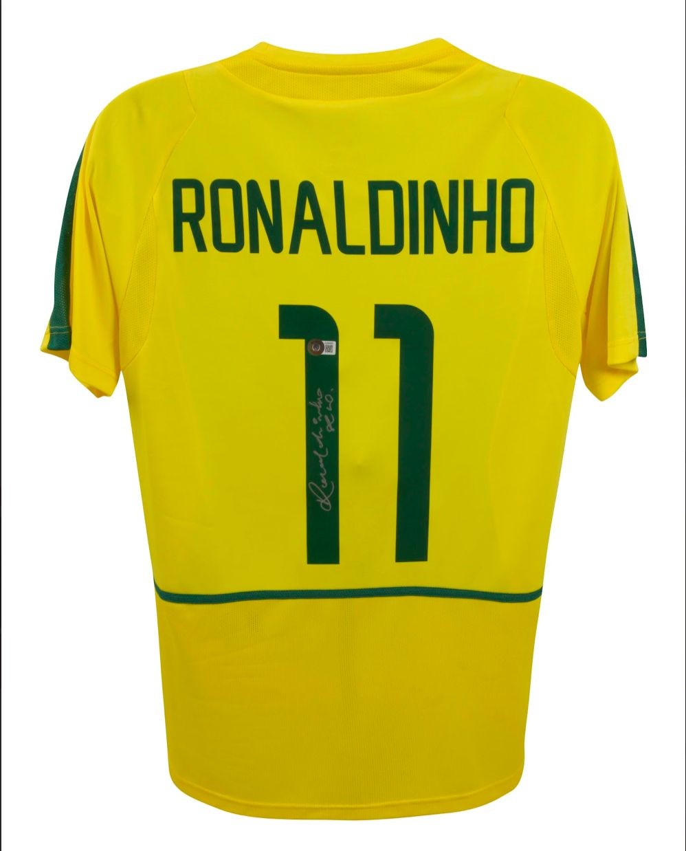 Ronaldo Ronaldinho Signed Brazil Shirts In Official FIFA, 60% OFF