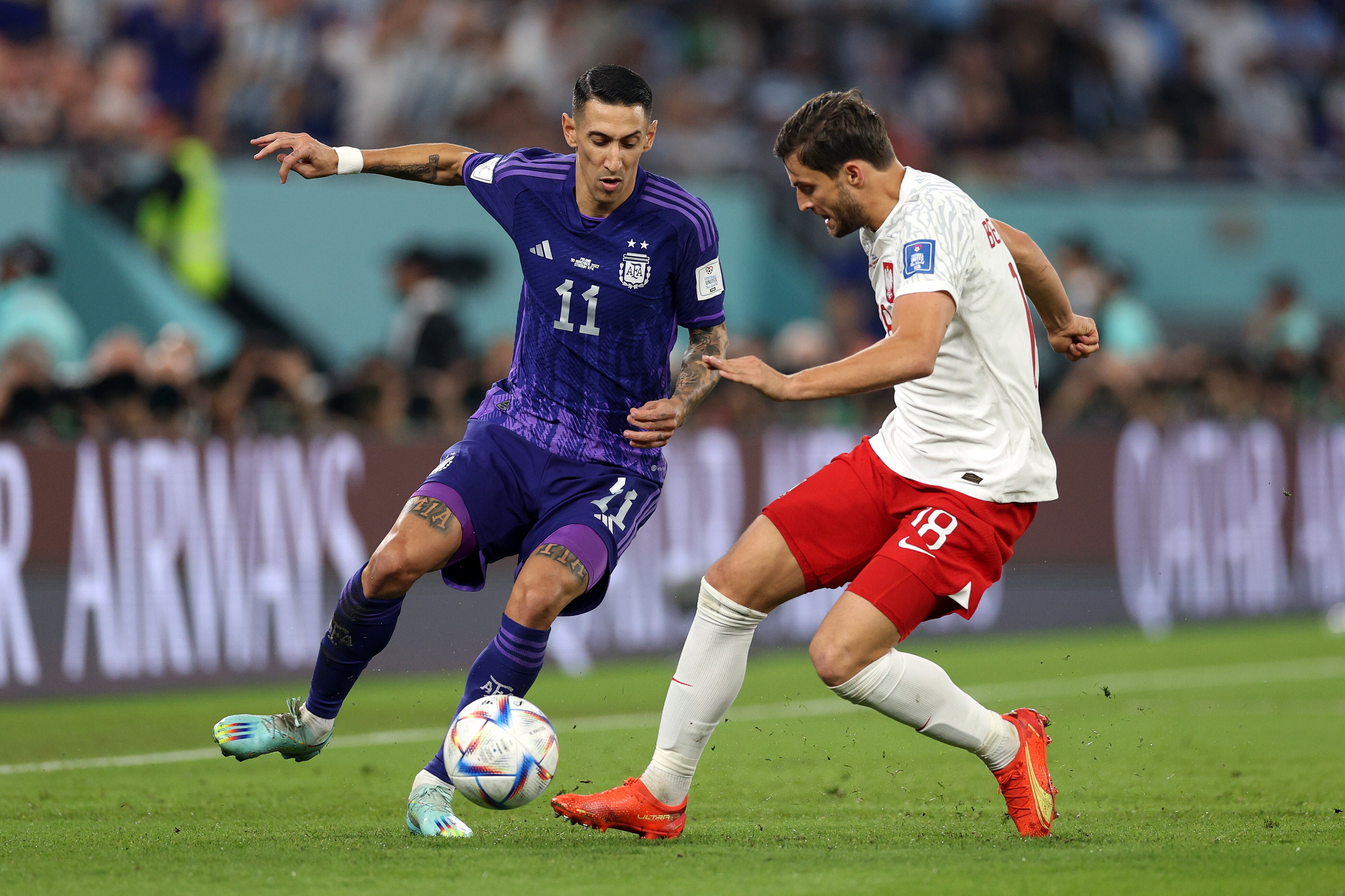 Argentina National Soccer Team #11 DI MARIA Deep Blue Away Jersey