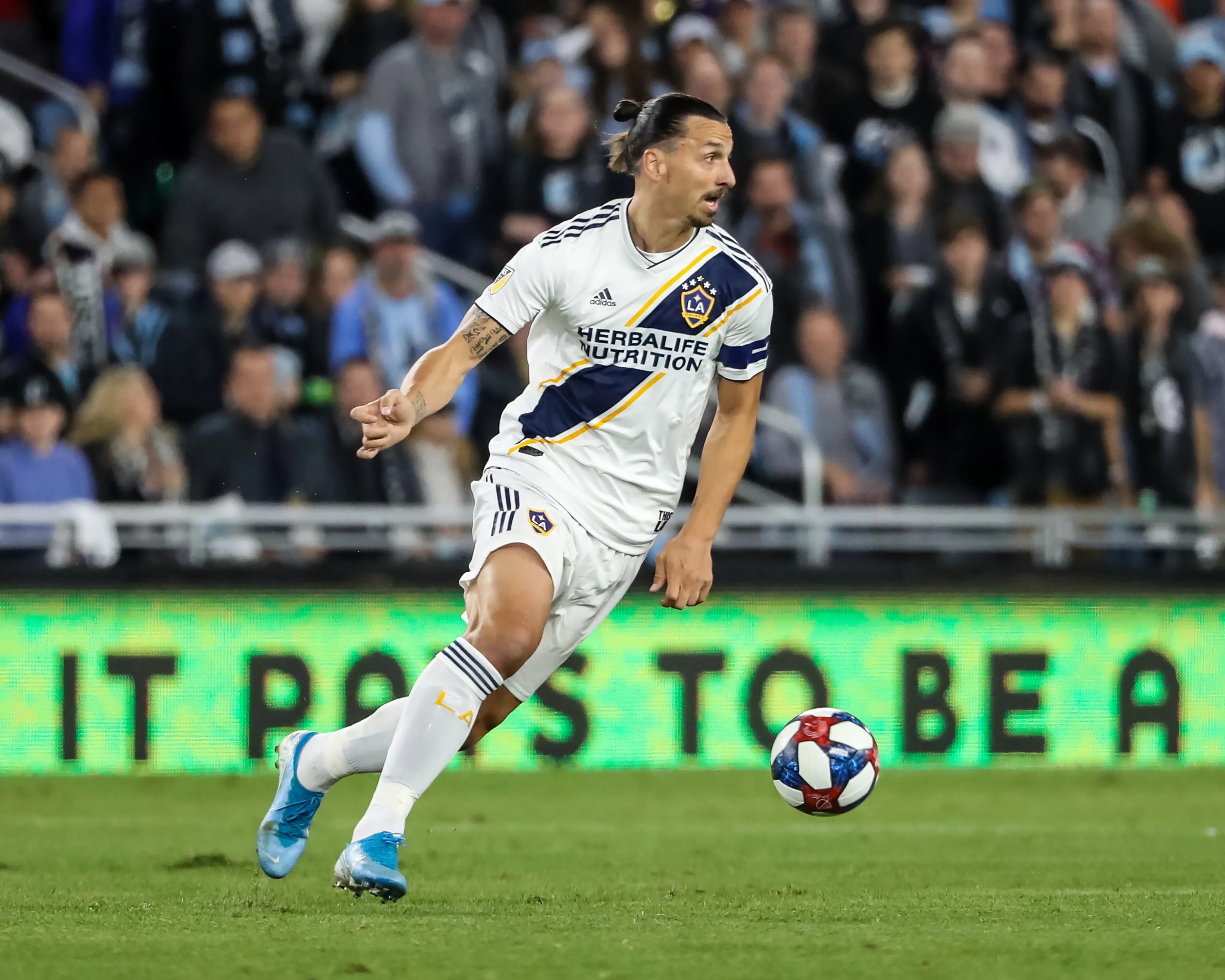 Ibrahimovic's LA Galaxy Signed Match Shirt, 2019/20 - CharityStars