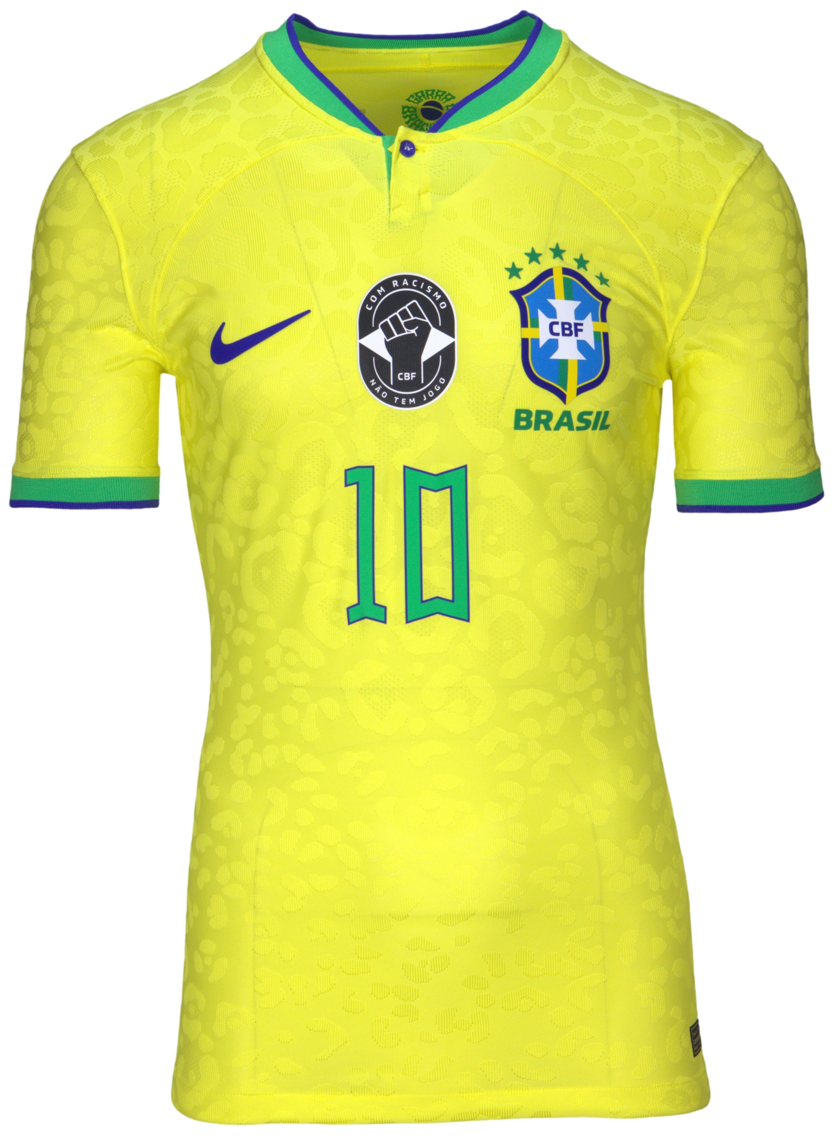 Vinicius Jr.'s Brazil Match Shirt, WC Qualifiers 2022 - CharityStars