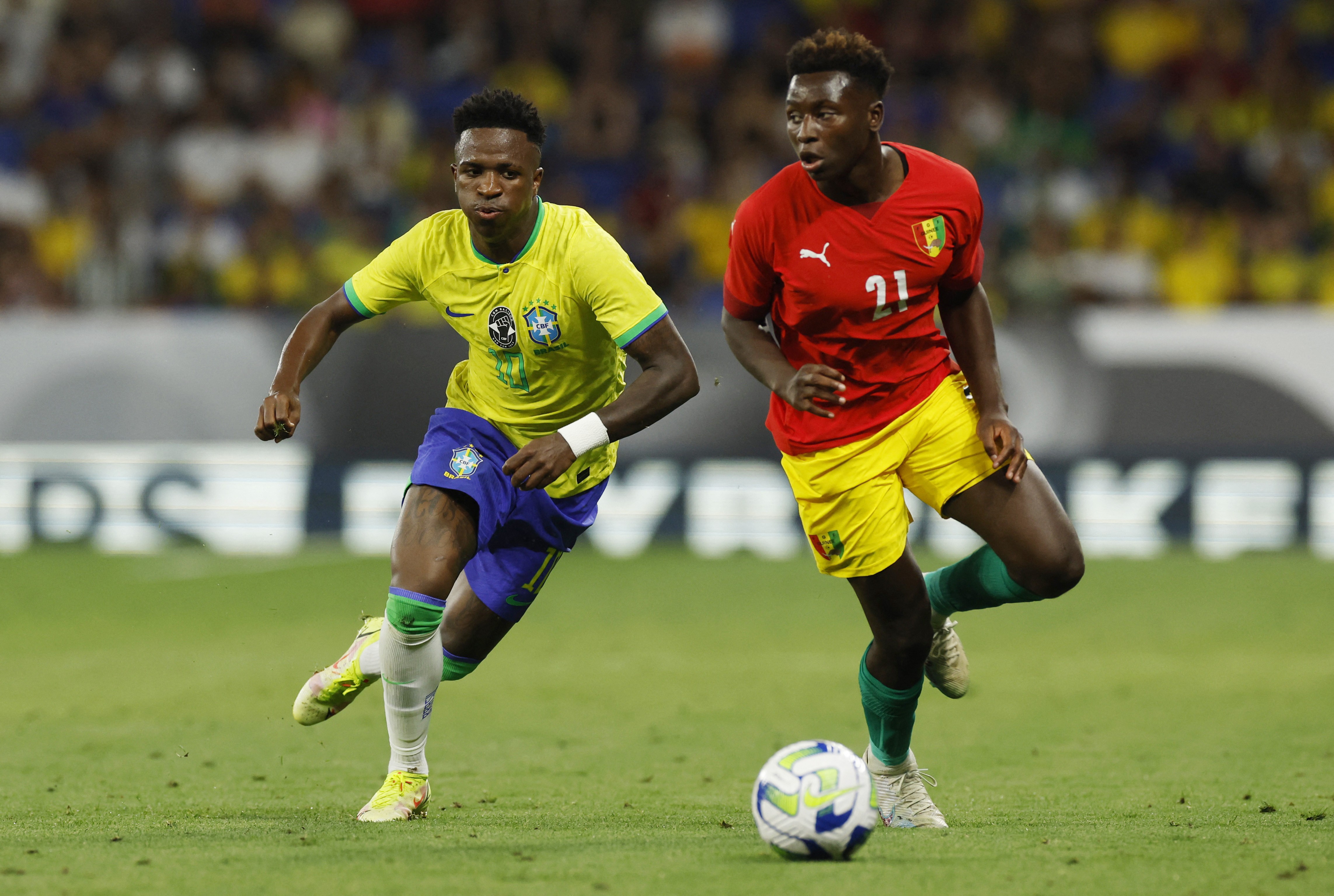 Vinicius Jr.'s Brazil Match Shirt, WC Qualifiers 2022 - CharityStars