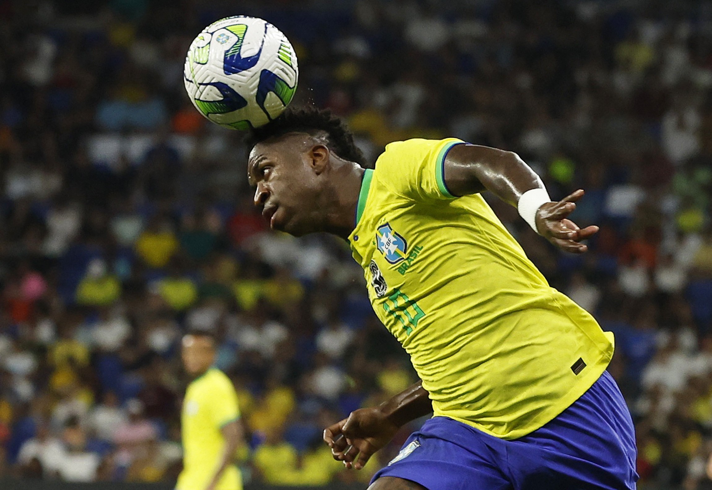 Vinicius Jr.'s Brazil Match Shirt, WC Qualifiers 2022 - CharityStars