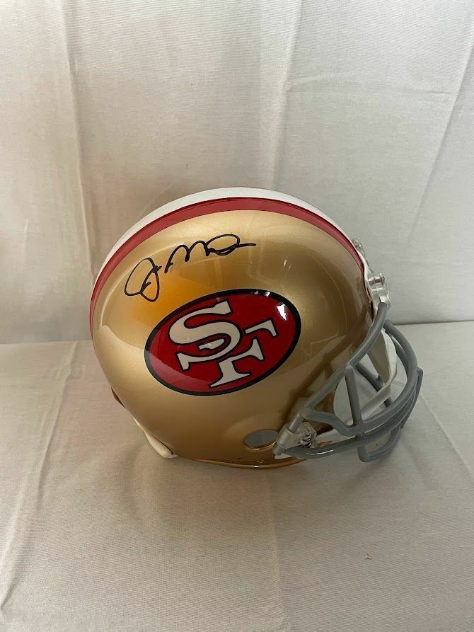 joe montana signed football