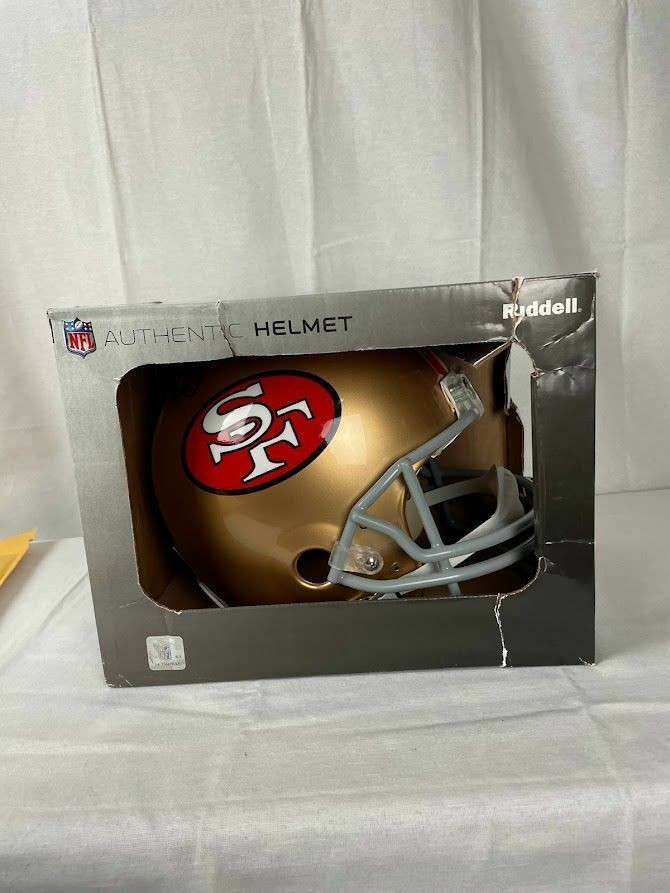 Joe Montana Signed Mini San Francisco 49ers Riddell Helmet