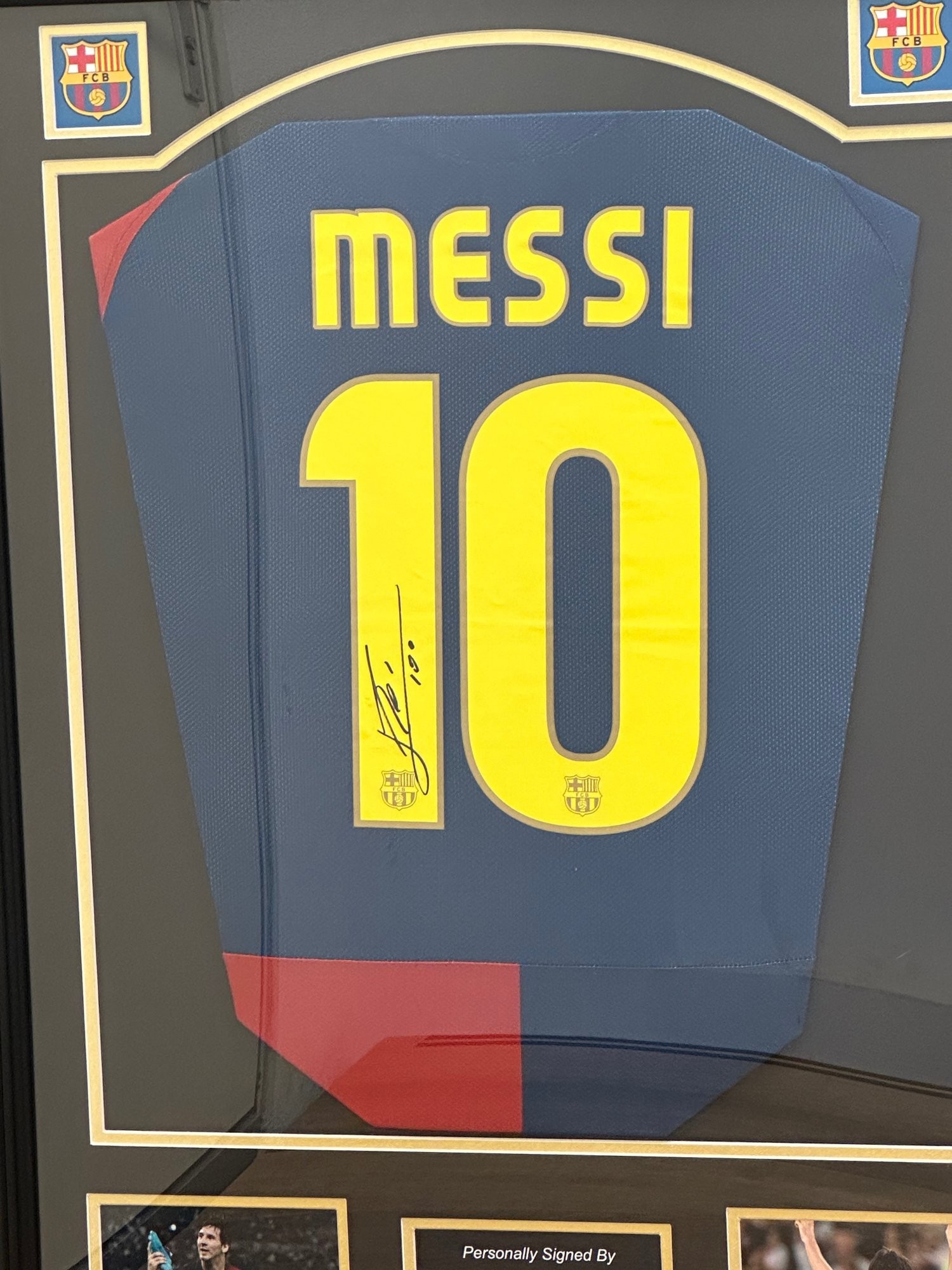 Messi's Official Barcelona Signed Shirt, 2007/08 - CharityStars