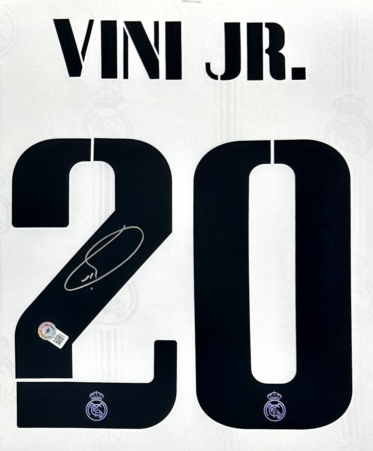 Vinicius Jr. Real Madrid Signed and Framed Shirt - CharityStars