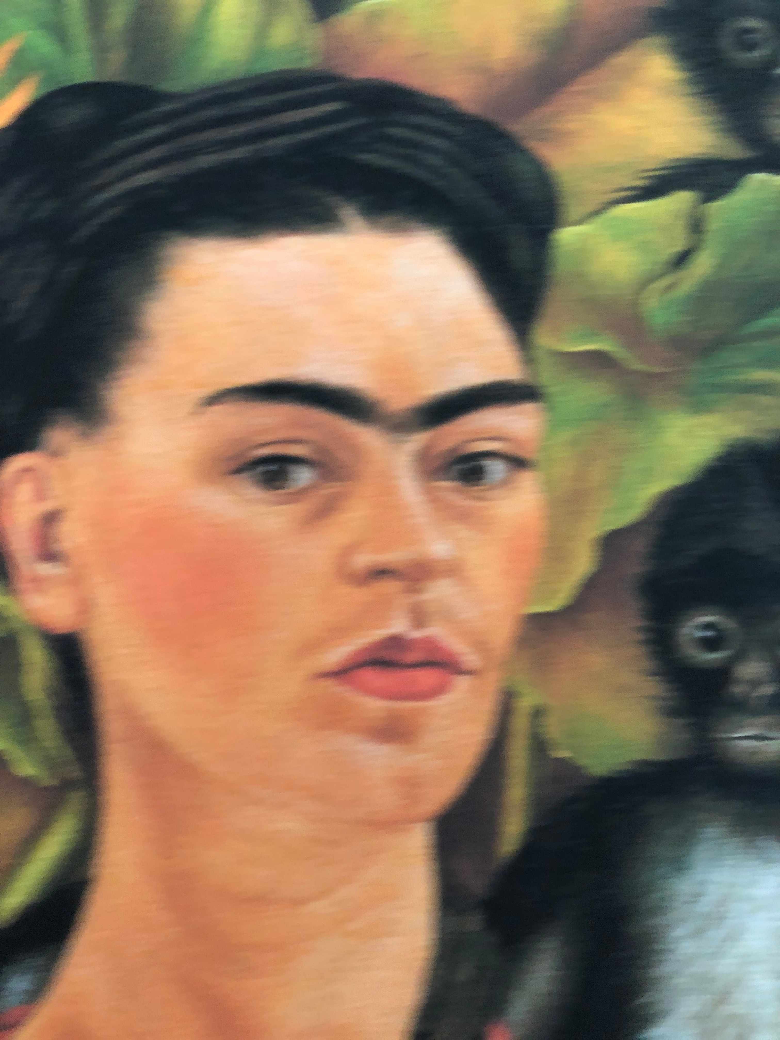 "Self Portrait With Monkeys" Frida Kahlo Signed Offset Lithograph ...