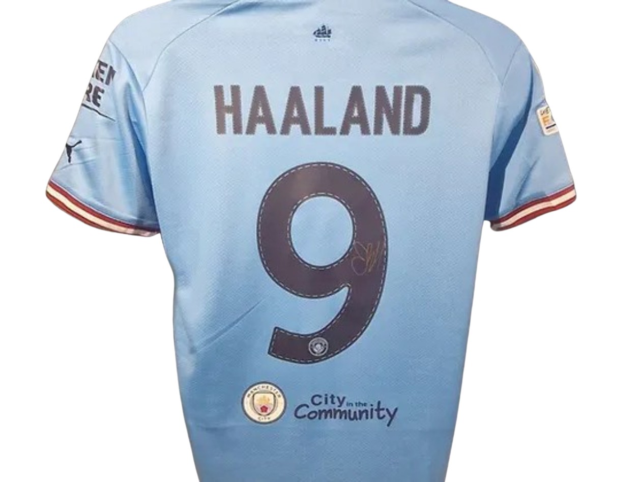 Erling Haaland Manchester City 22/23 Home Jersey by PUMA