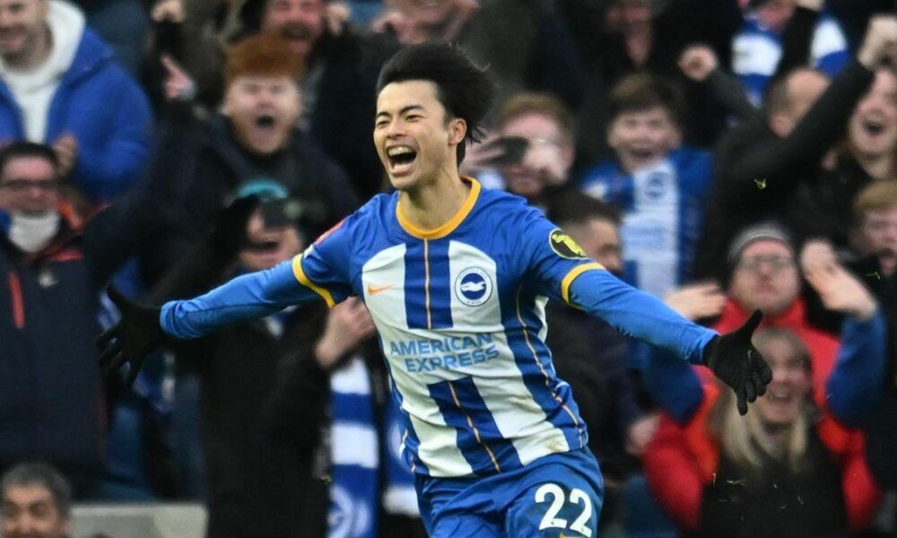 Kaoru Mitoma's Brighton & Hove Albion 2022/23 Signed Shirt